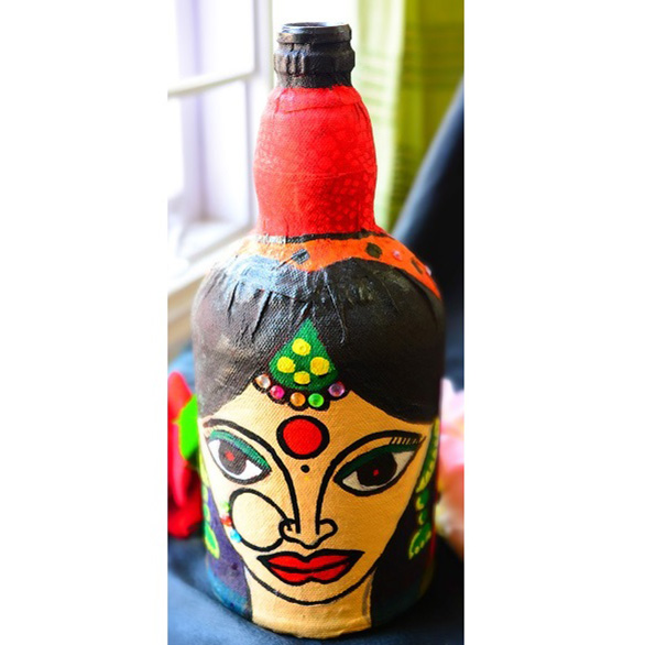 Bindi Girl Bottle Art